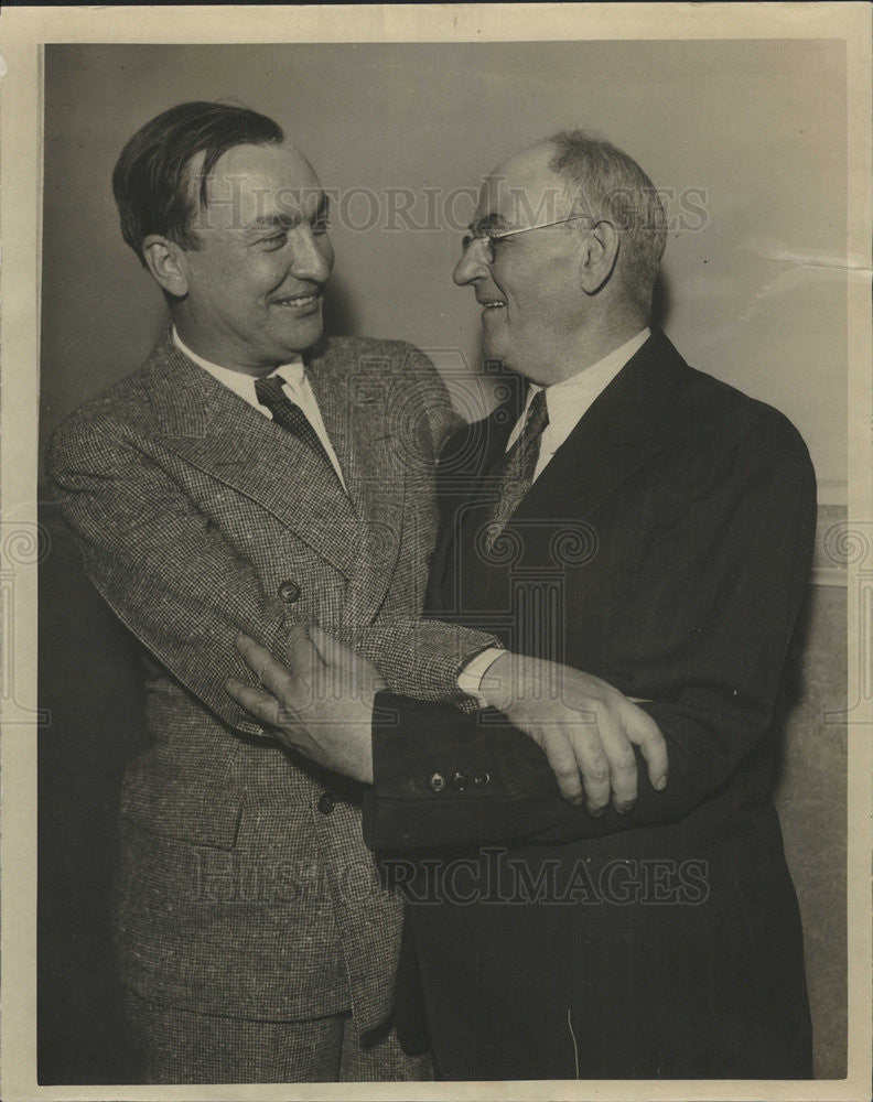 1934 Press Photo William Scott Stewart,Eddie McMadden - Historic Images