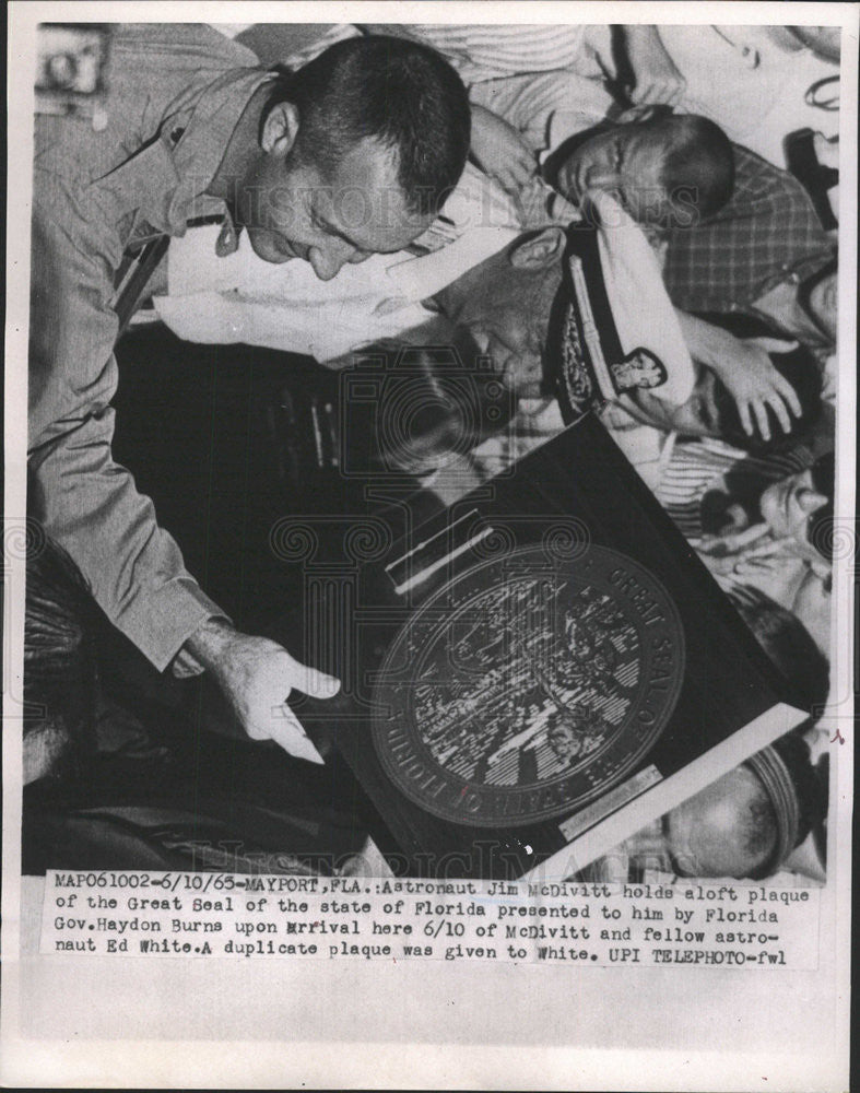 1965 Press Photo JIM MCDIVITT NASA ASTRONAUT ENGINEER - Historic Images