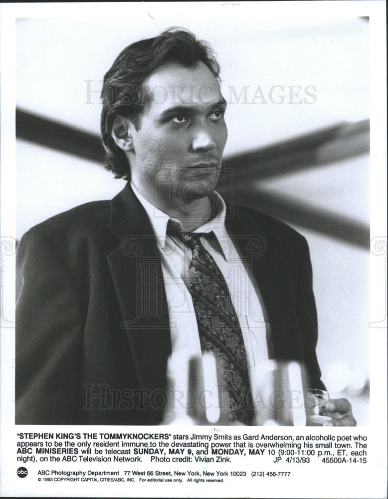 1993 Press Photo Jimmy Smiths staring in &quot;Stephen King&#39;s The Tommyknockers&quot; - Historic Images