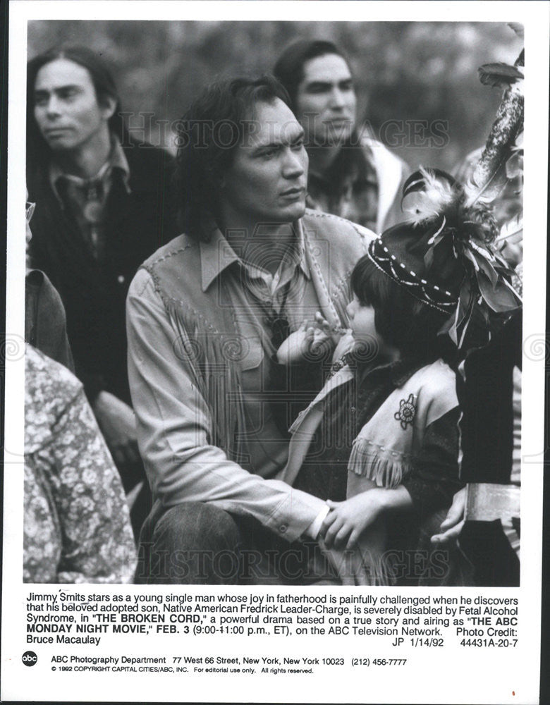 1992 Press Photo Jimmy Smits In &quot;The Broken Cord&quot; - Historic Images