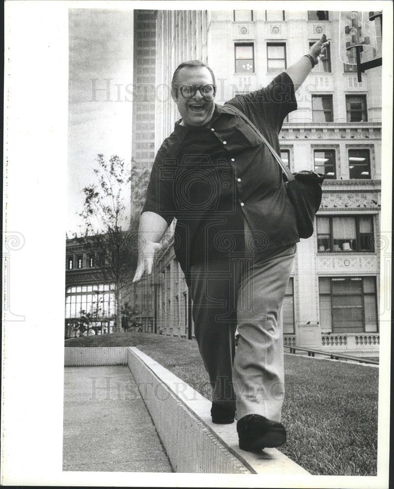 1982 Press Photo HAROLD SMITH UNIVERSITY ILLINOIS PATIENT - Historic Images