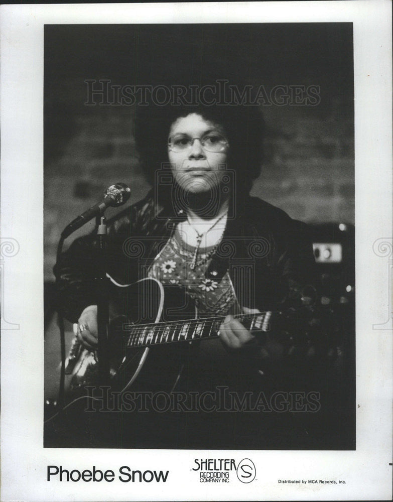 1981 Press Photo Phoebe Snow,recording artist - Historic Images