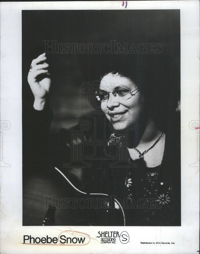 1977 Press Photo Phoebe Snow singer - Historic Images