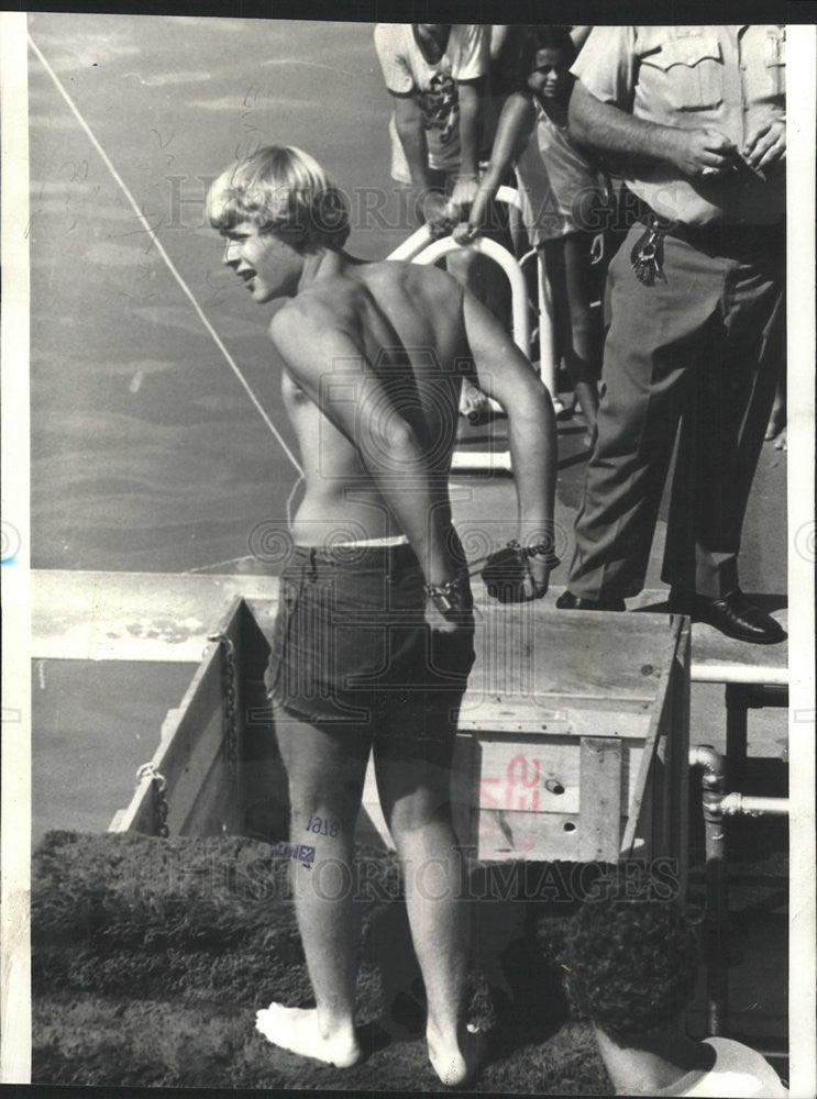 1978 Press Photo Brian Smith escape artist - Historic Images