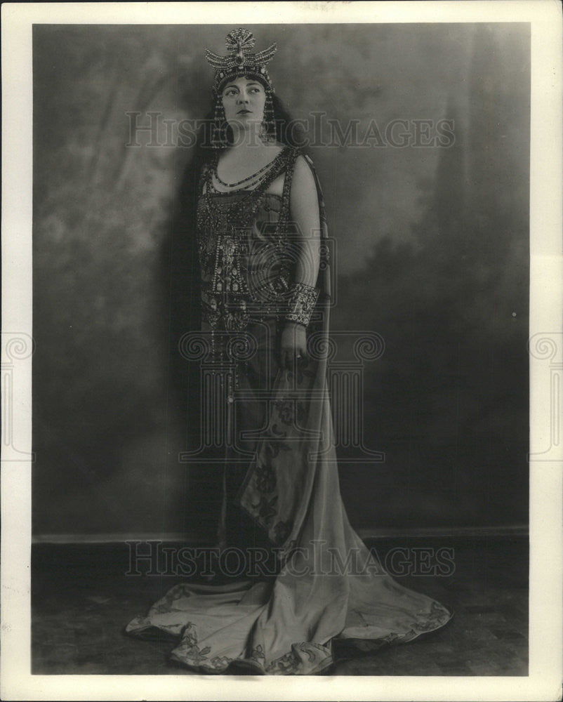 1925 Press Photo Ada Paggi in &quot;Aida&quot; - Historic Images