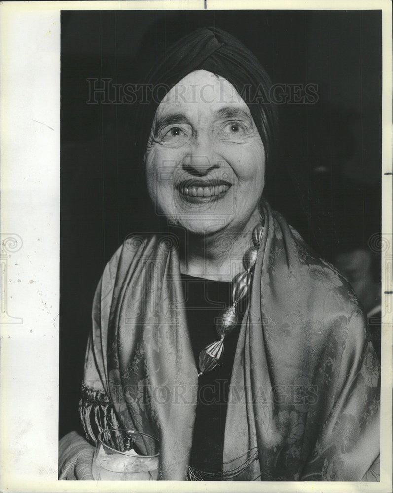 1984 Press Photo Ruth Page, dance doyen - Historic Images