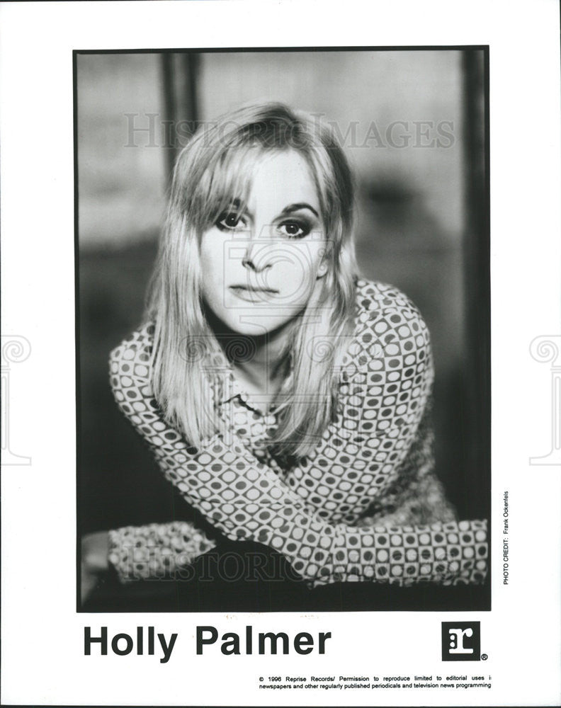 1996 Press Photo Holly Palmer pop artist - Historic Images