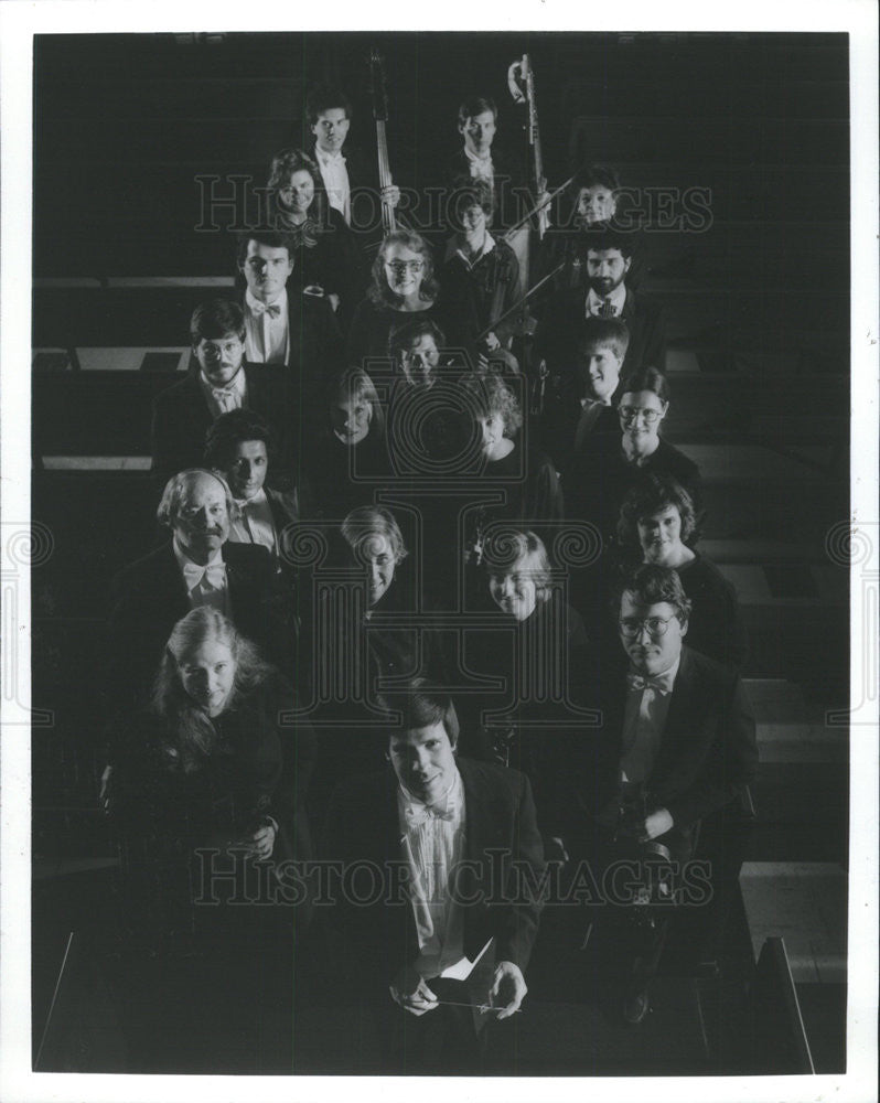 1992 Press Photo NEW ORATORIO SINGERS CHICAGO STRING ENSEMBLE - Historic Images