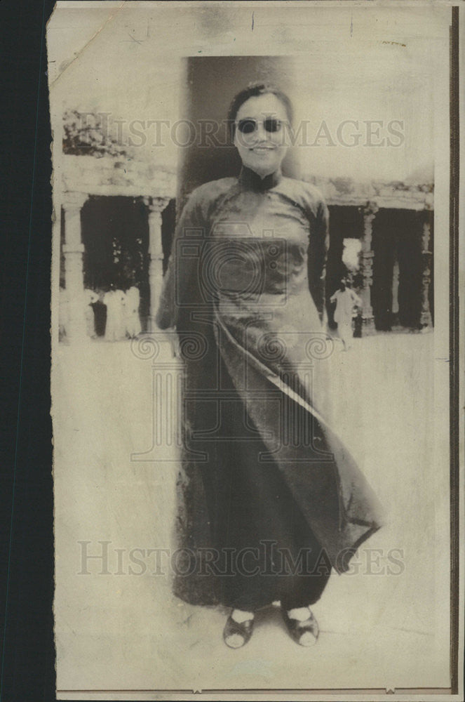 1970 Press Photo MRS. NGUYEN THI BINH FOREIGN MINISTER  VIET CONG&#39;S PROVISIONAL - Historic Images