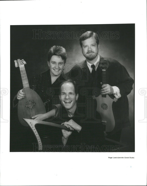 1996 Press Photo Newberry Consort's Mary Springfels, Drew Minter, Davi ...
