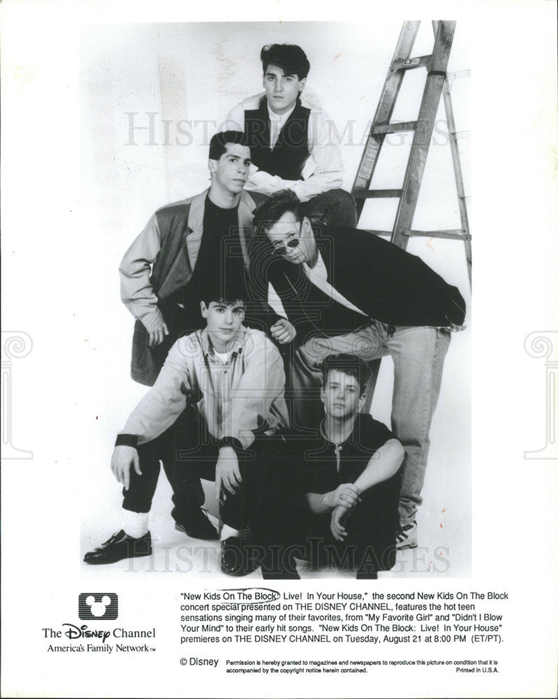 1991 Press Photo New Kids On The Block Live Second New Kinds OnThe Block concert - Historic Images