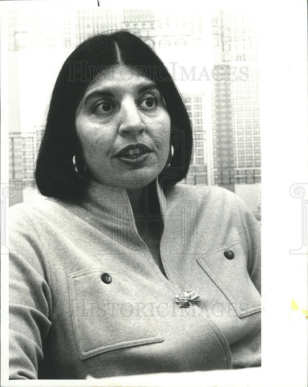 1977 Press Photo DR. ROBERTA TEMES AUTHOR INTERVIEW Historic Images