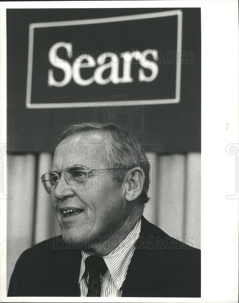 1977 Press Photo Edward R Telltc  Sears, Roebuek C/O Chairman - Historic Images