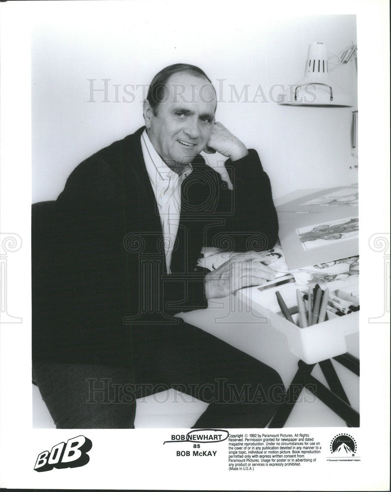 PRESS PHOTO BOB NEWHART AMERICAN COMEDIAN ACTOR - Historic Images