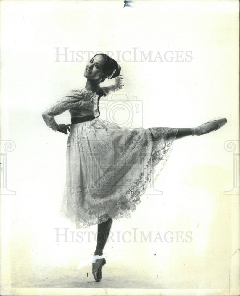 1976 Press Photo MARIANNA TSCHERKASSKY BALLET DANCER - Historic Images