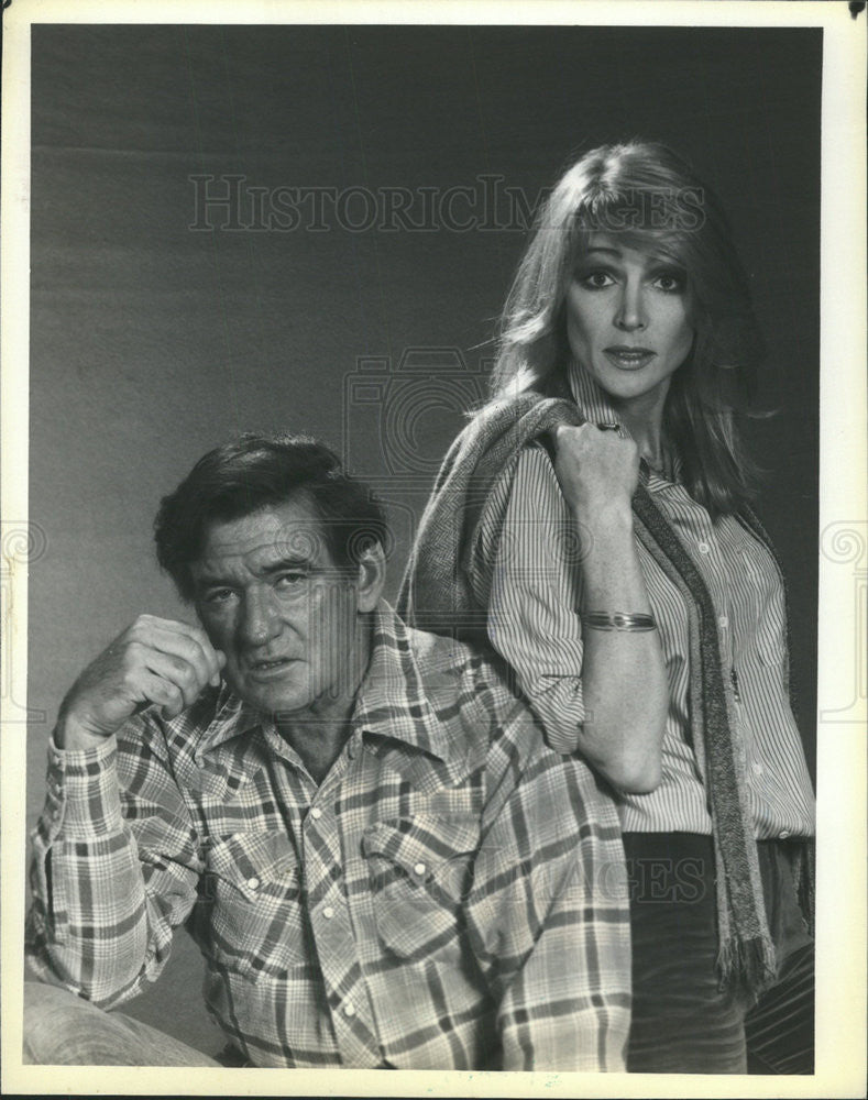 1980 Press Photo Actors Rod Taylor Joanna Pettet Cry Of The Innocent - Historic Images