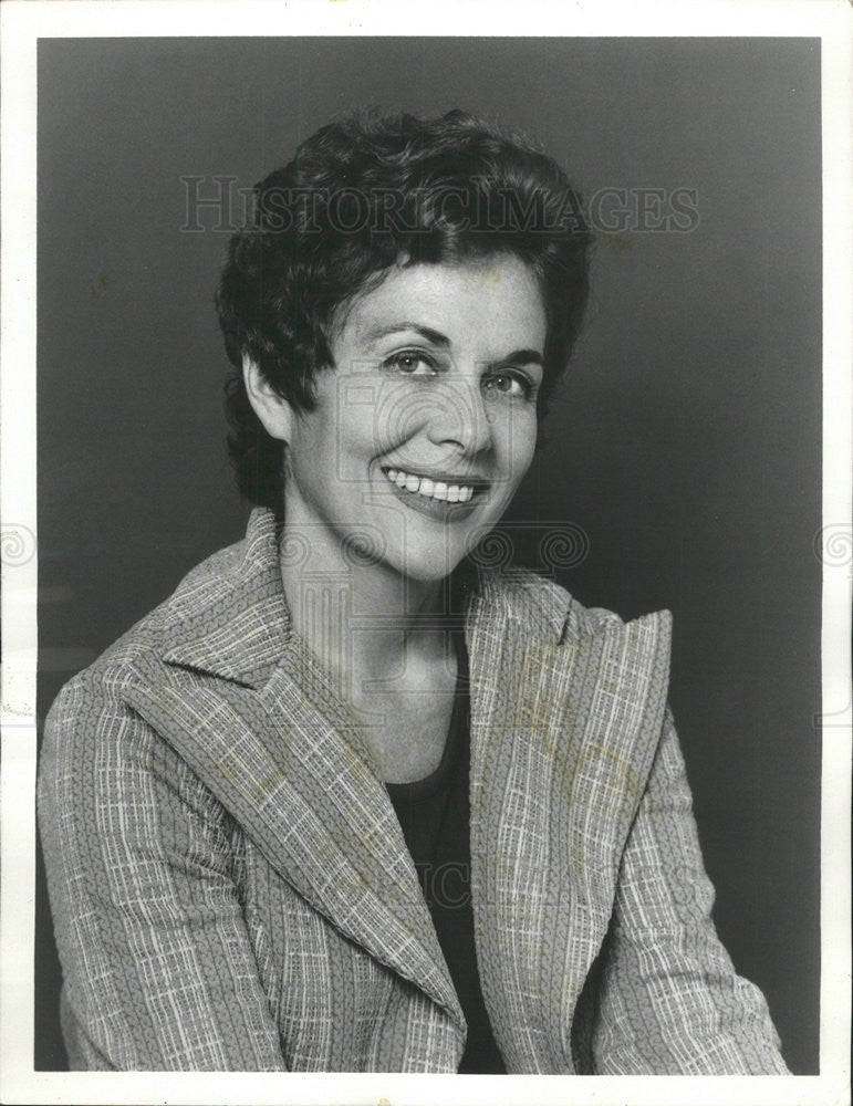 1976 Press Photo Marlene Sanders ABC News Vice President and Director - Historic Images