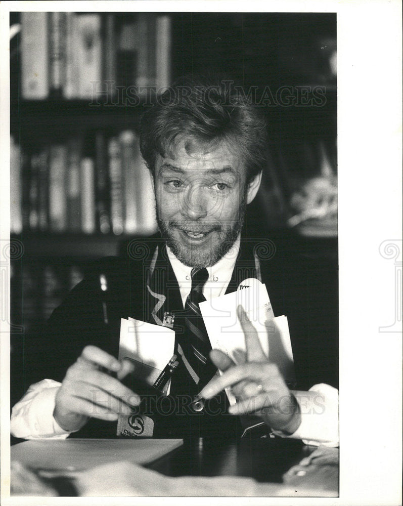 1988 Press Photo JACK SANDER MERCANTILE CHAIRMAN - Historic Images