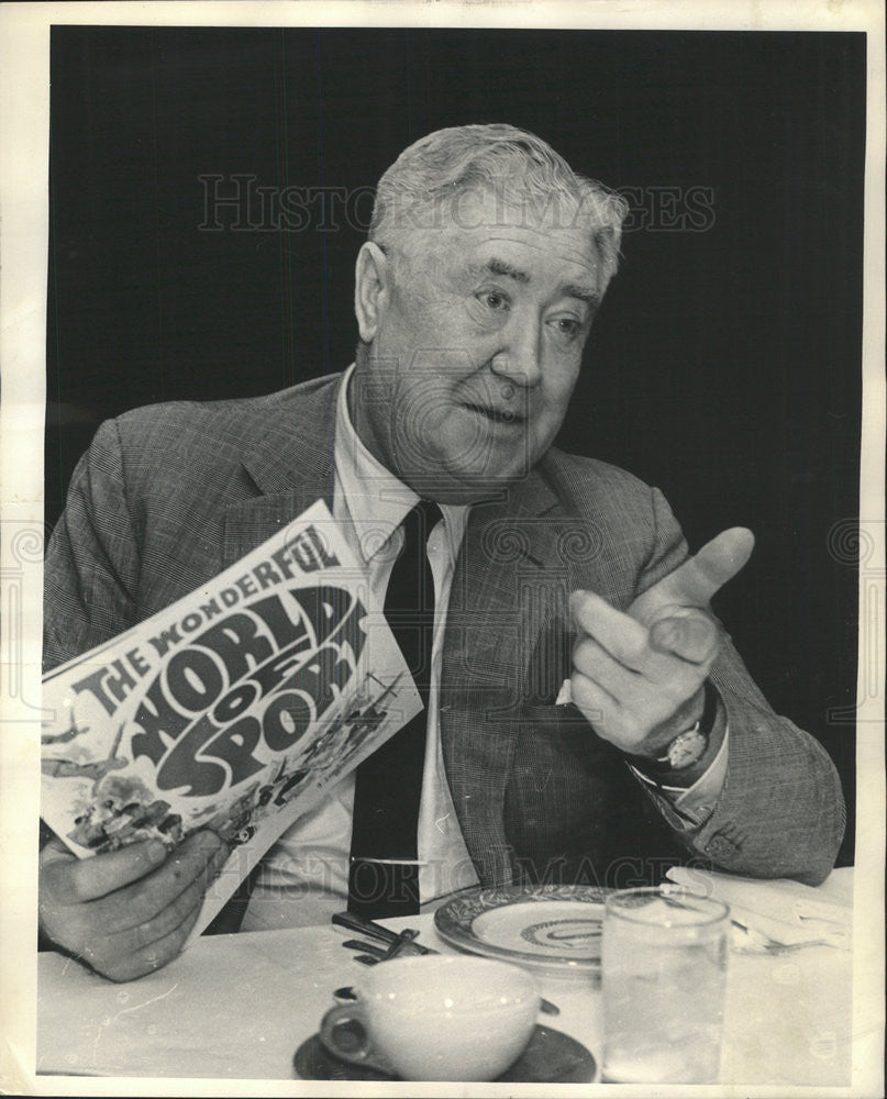 1964 Press Photo Quentin Reynolds, correspondent - Historic Images