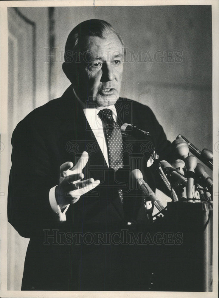 1981 Press Photo Treasury Secretary Donald Regan Civic Federation Dinner - Historic Images