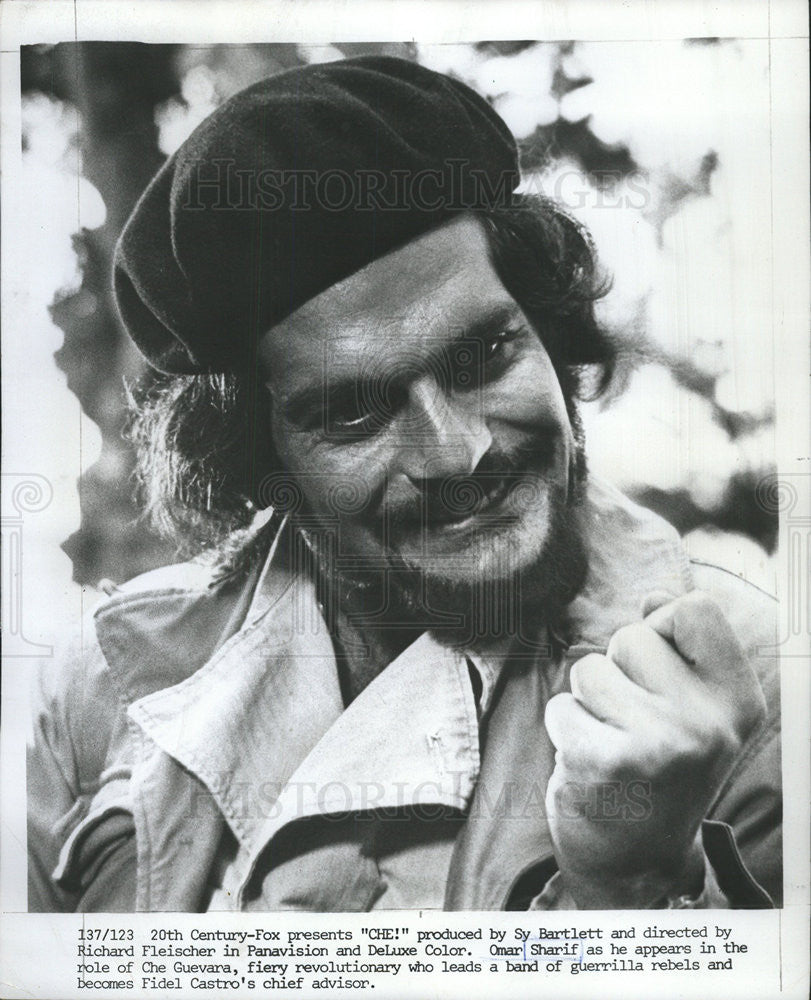 1969 Press Photo OMAR SHERIF EGYPTIAN ACTOR - Historic Images