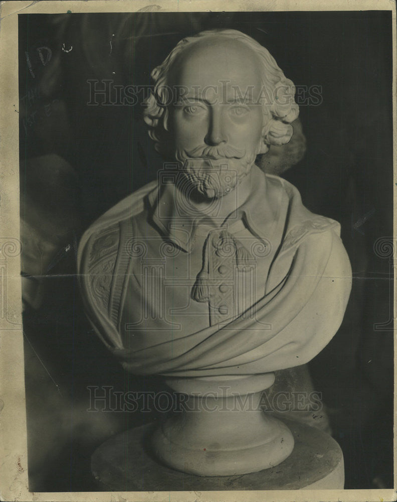 1953 Press Photo WILLIAM SHAKESPEARE ENGLISH POET PLAYWRIGHT - Historic Images