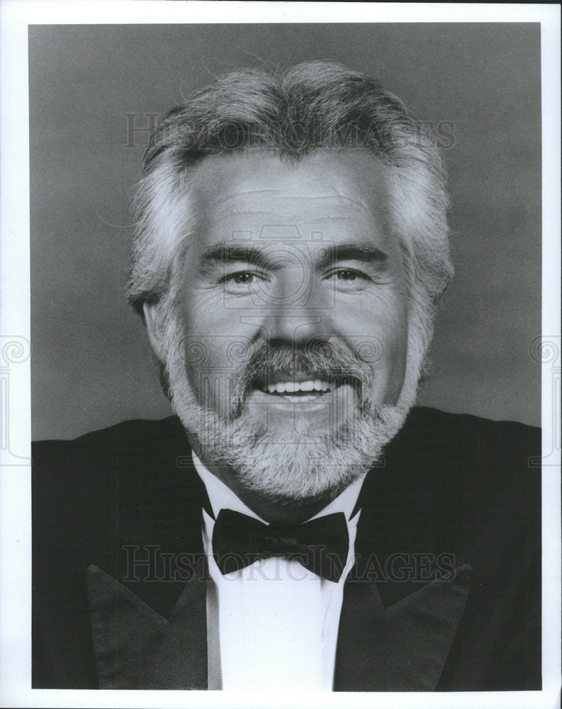 Press Photo Kenny Rogers, singer-actor - Historic Images