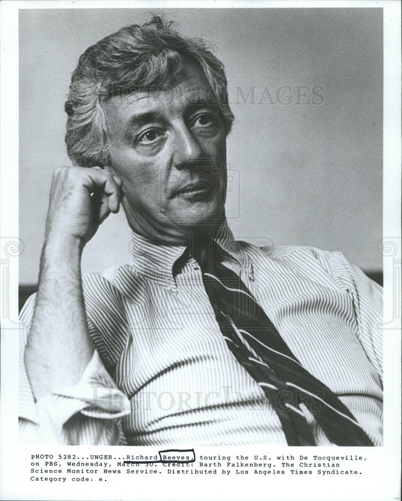 Press Photo Richard Reeves,columnist - Historic Images