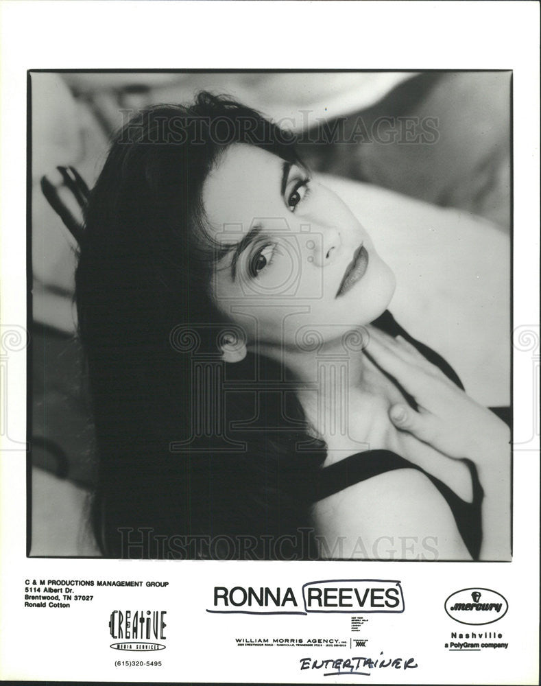 1993 Press Photo Ronna Reeves,singer - Historic Images