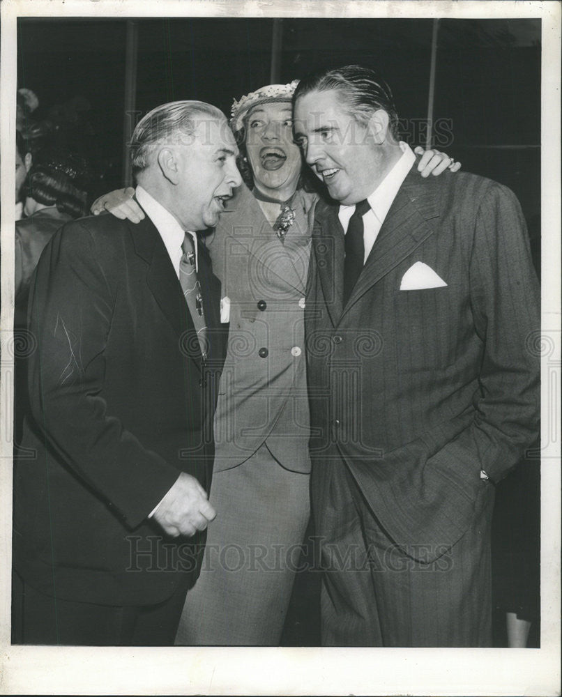 1953 Press Photo Caesar Petrillo,Jean Williams and Rox Metzger - Historic Images