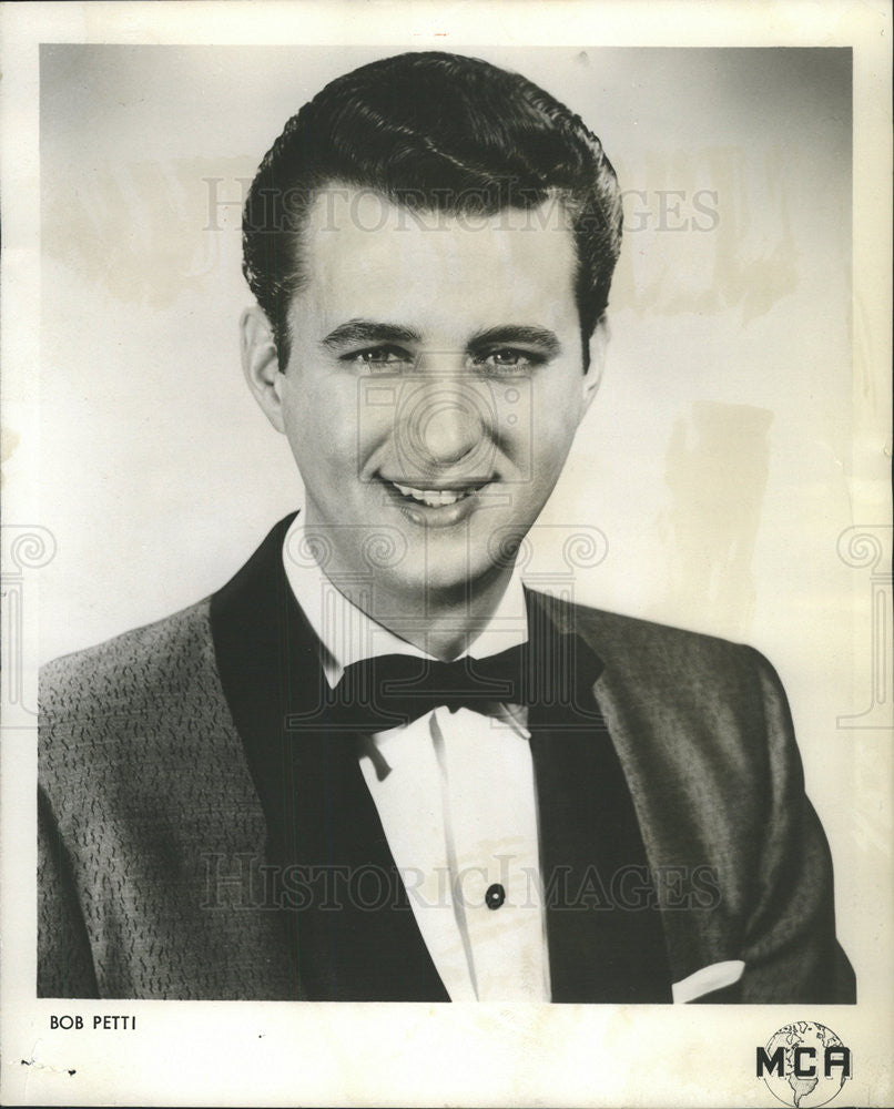 1960 Press Photo Bob Petti,baritone - Historic Images