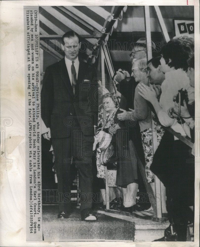 1964 Press Photo Great Britian&#39;s Prince Phillip - Historic Images