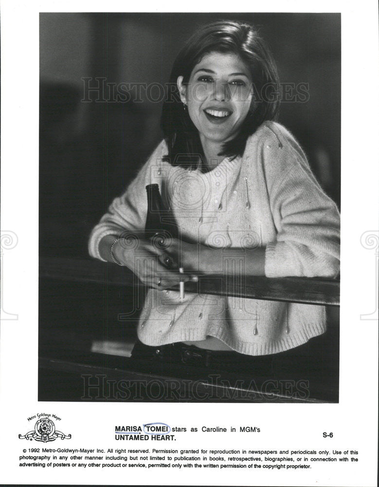 1992 Press Photo Marisa Tomei American Stage Film Television Actress Chicago Ill - Historic Images