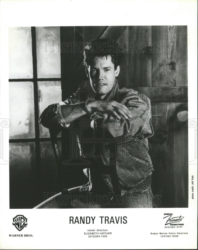 1993 Press Photo Randy Travis American Country Music Singer Film Actor Chicago - Historic Images