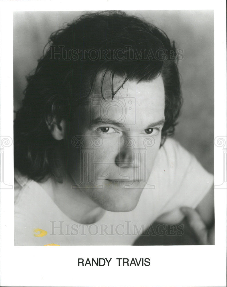 1995 Press Photo Country singer Randy Travis Perform at Star Plaze ...