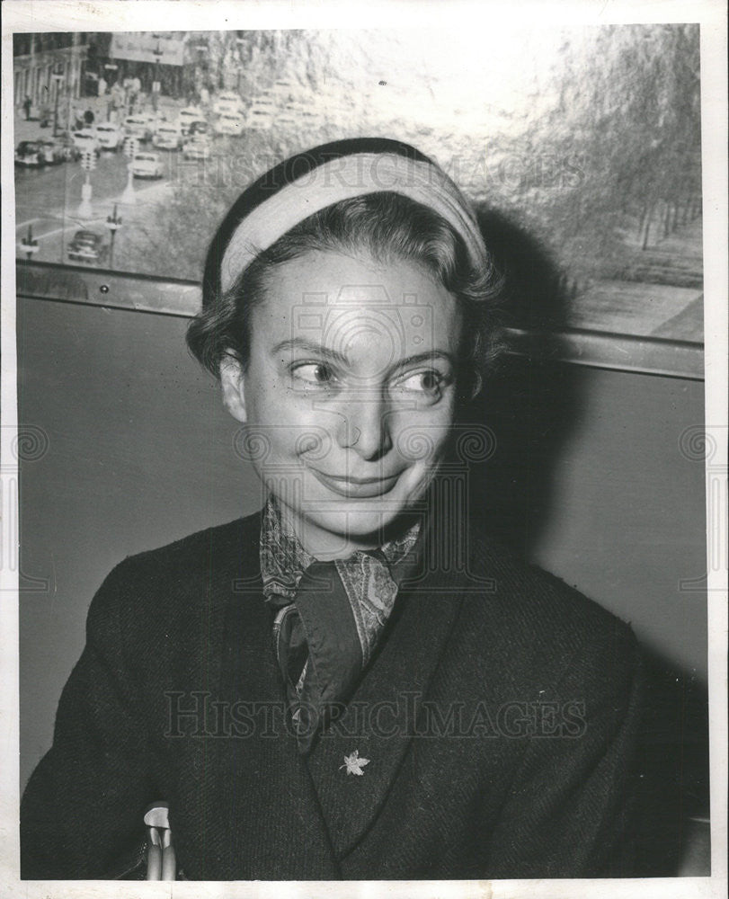 1953 Press Photo Elena de Laurentis Roberg,physician - Historic Images