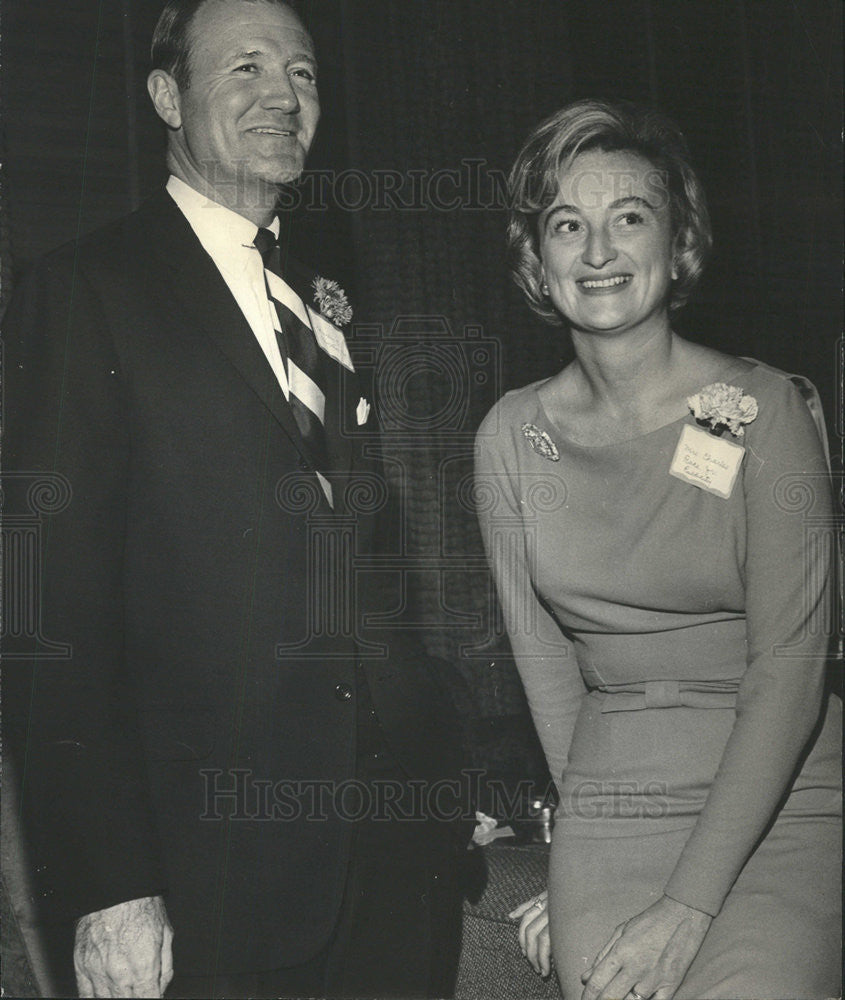 1966 Press Photo Charles S Winston Jr  &amp; Mrrs Charles O Race - Historic Images