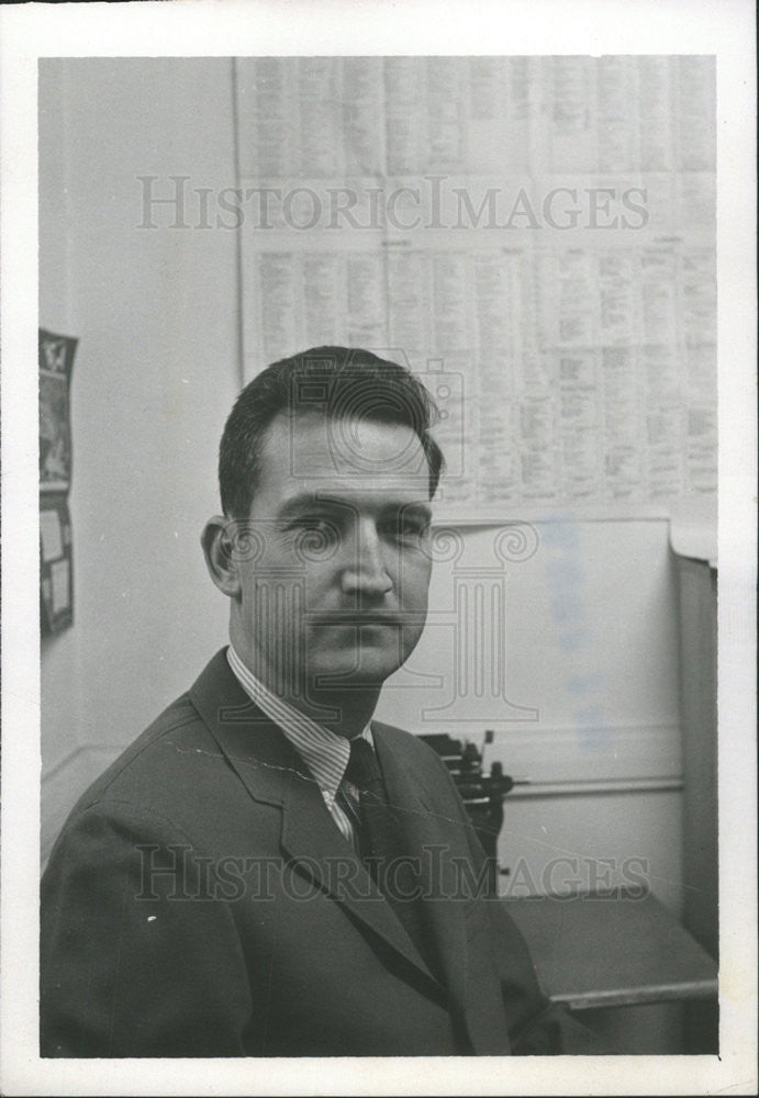 1964 Press Photo LEE WINFREY KNIGHT NEWSPAPERS. - Historic Images