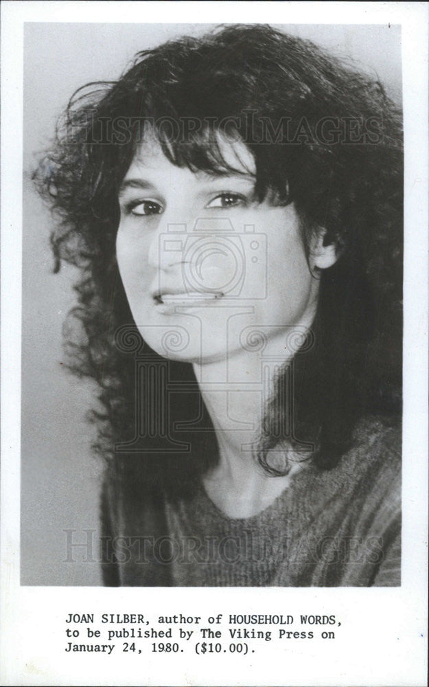 1980 Press Photo Joan Silber American novelist writer &quot;Household Words&quot; Author - Historic Images