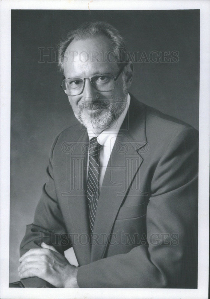 1981 Press Photo DAVID WOLF SILVERMAN FOURTH PRESIDENT SPERTUS COLLEGE JUDAICA - Historic Images