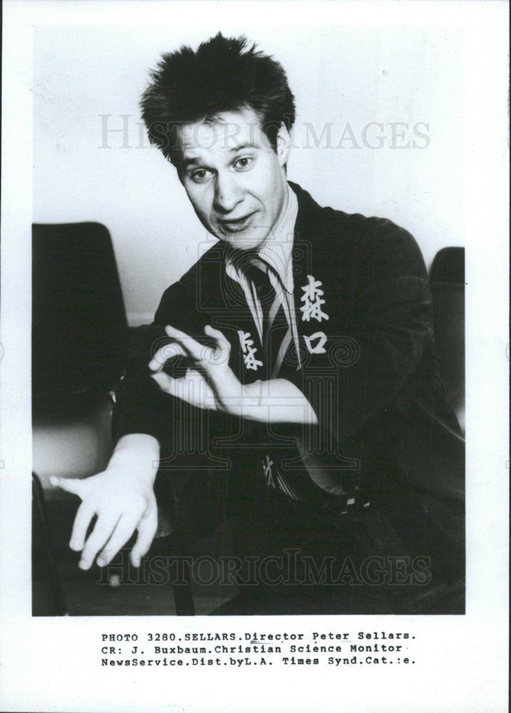 Press Photo Peter Sellars American Theater Director Classical Contemporary Mich - Historic Images