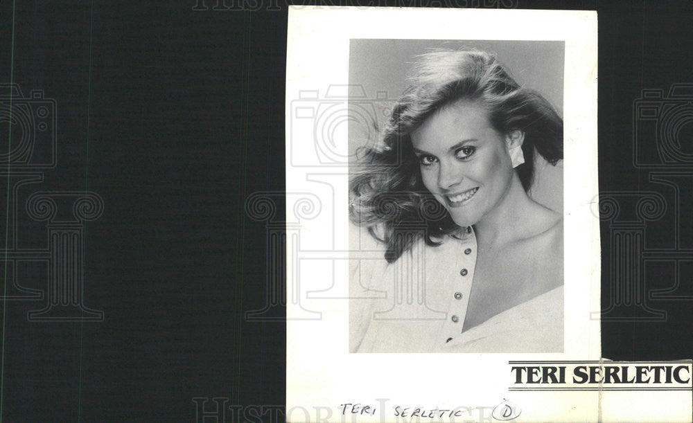 1986 Press Photo Teri Serletic American Film Television Actress Chicago Illinois - Historic Images