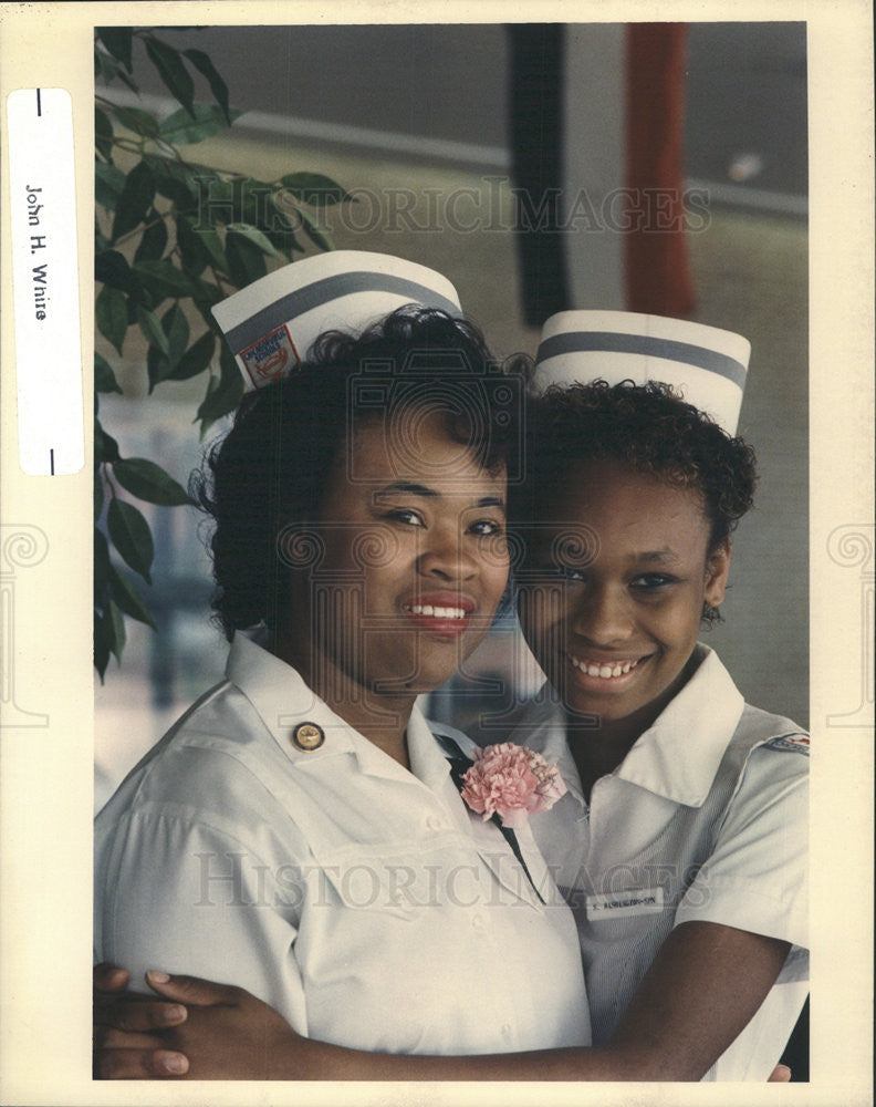 1989 Press Photo Zelma and Shonta Washington - Historic Images