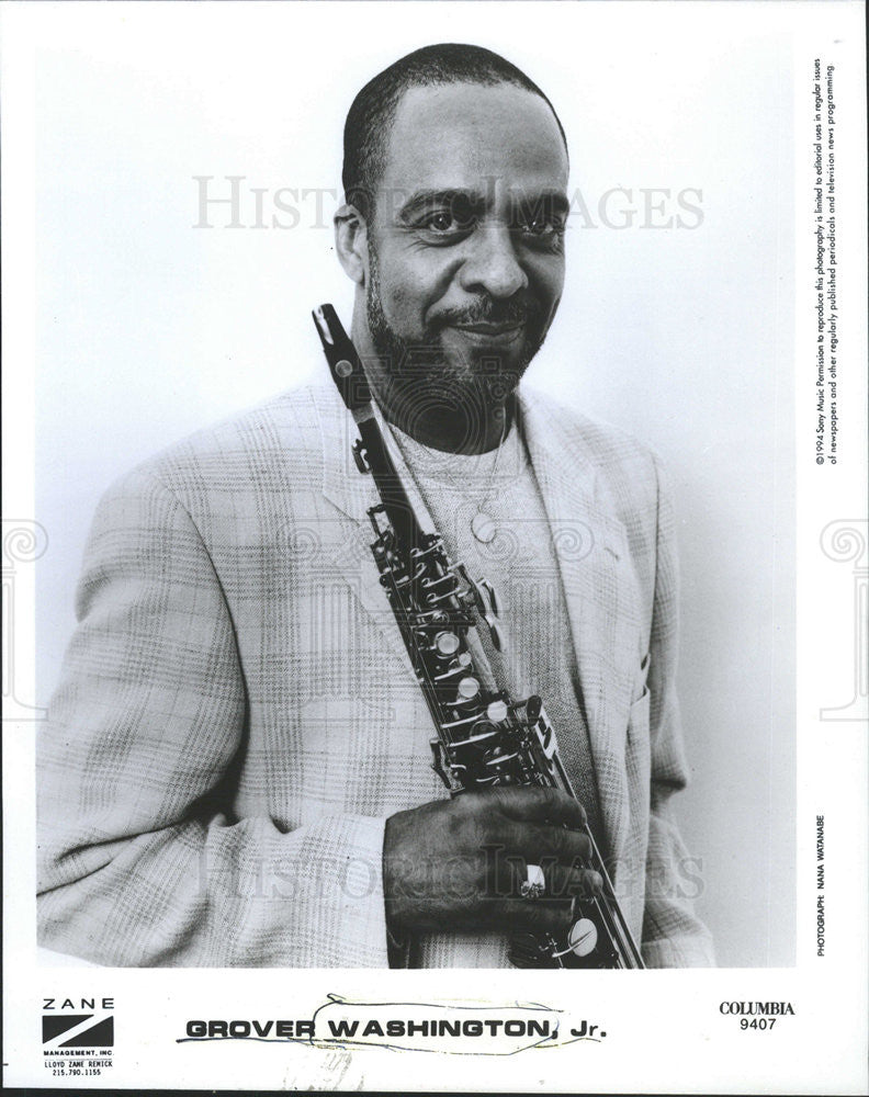 1994 Press Photo Grover Washington Jr,clarinetist - Historic Images