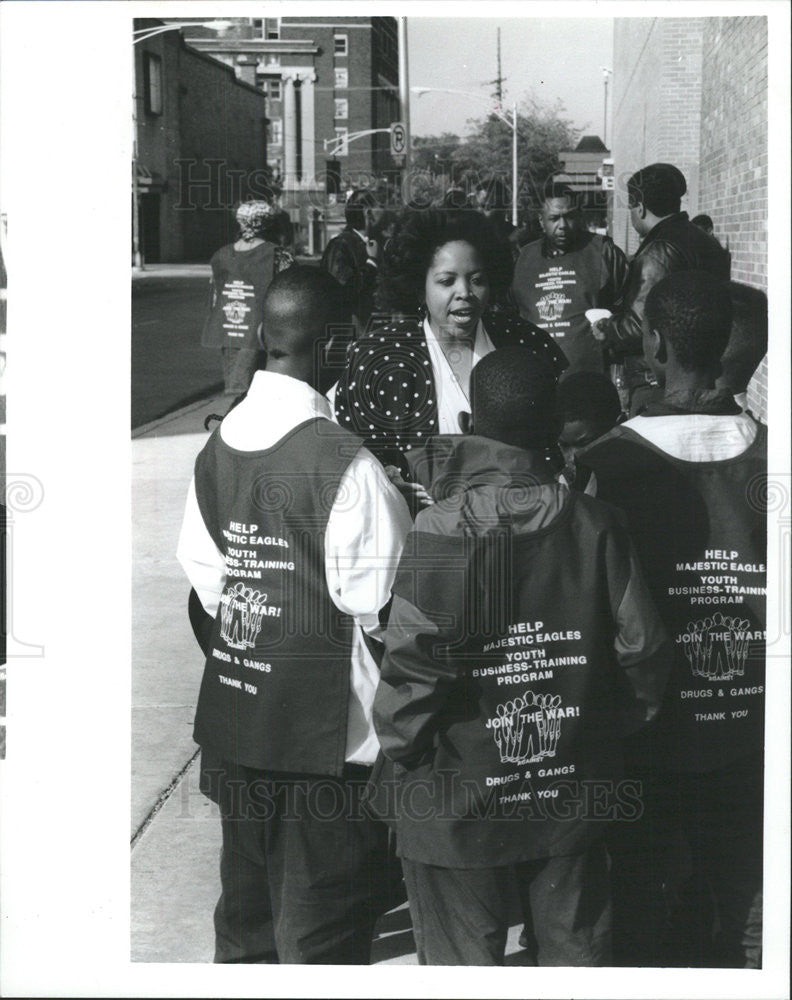 1932 Press Photo Myra Washington American Founder Majestic Eagles Chicago - Historic Images