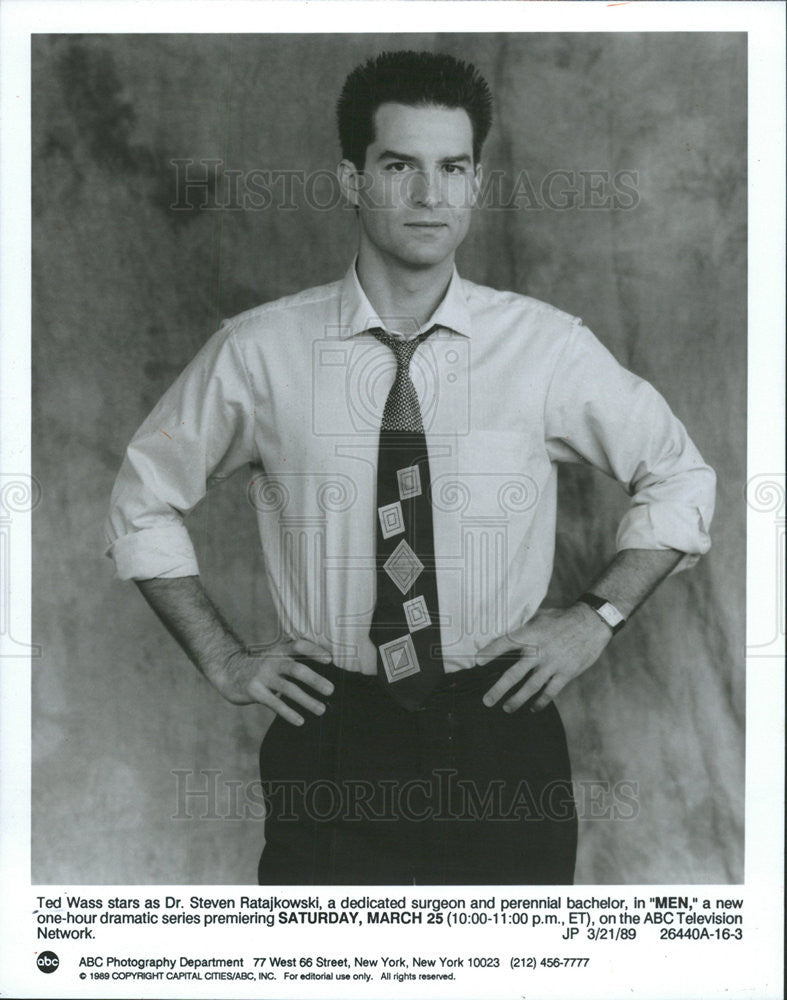 1991 Press Photo Ted Wass stars as Dr.Steven Ratajkowski in Men - Historic Images