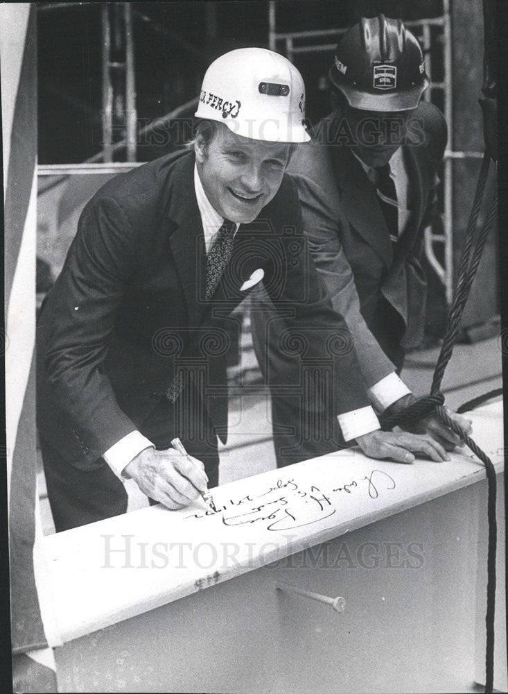 1972 Press Photo Charles H Percy American President Bell Howell Corp Senator US - Historic Images