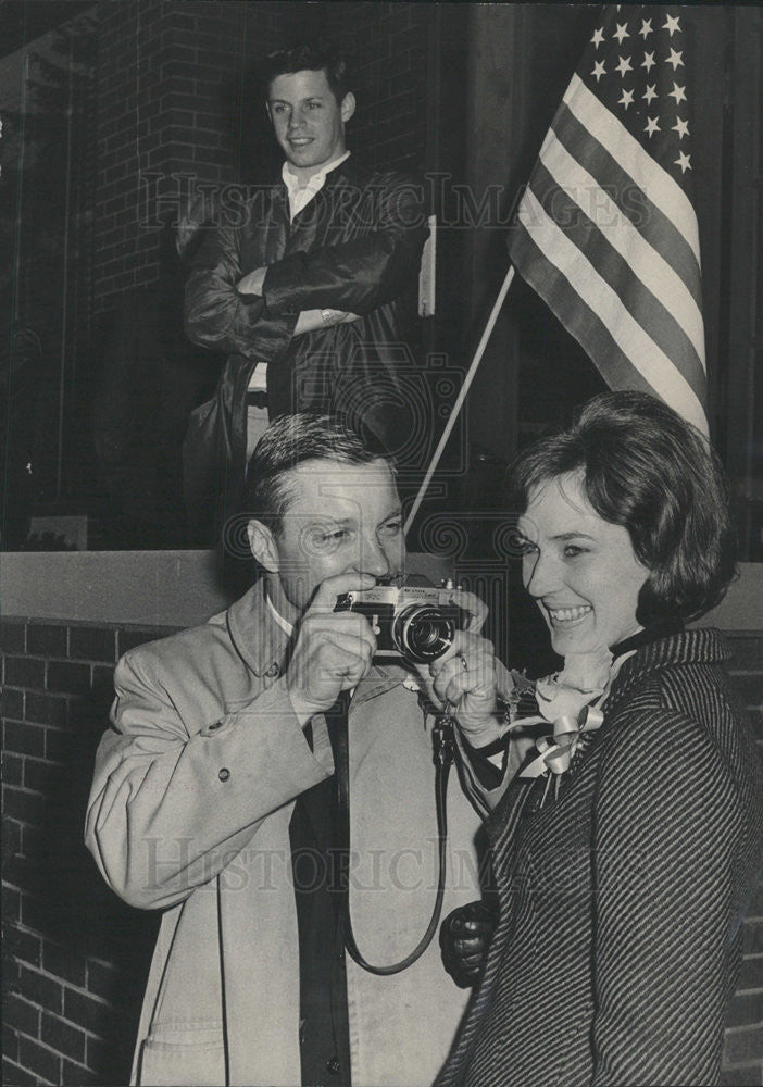 1964 Press Photo Mr and Mrs Charles Percy,senatorial candidate - Historic Images