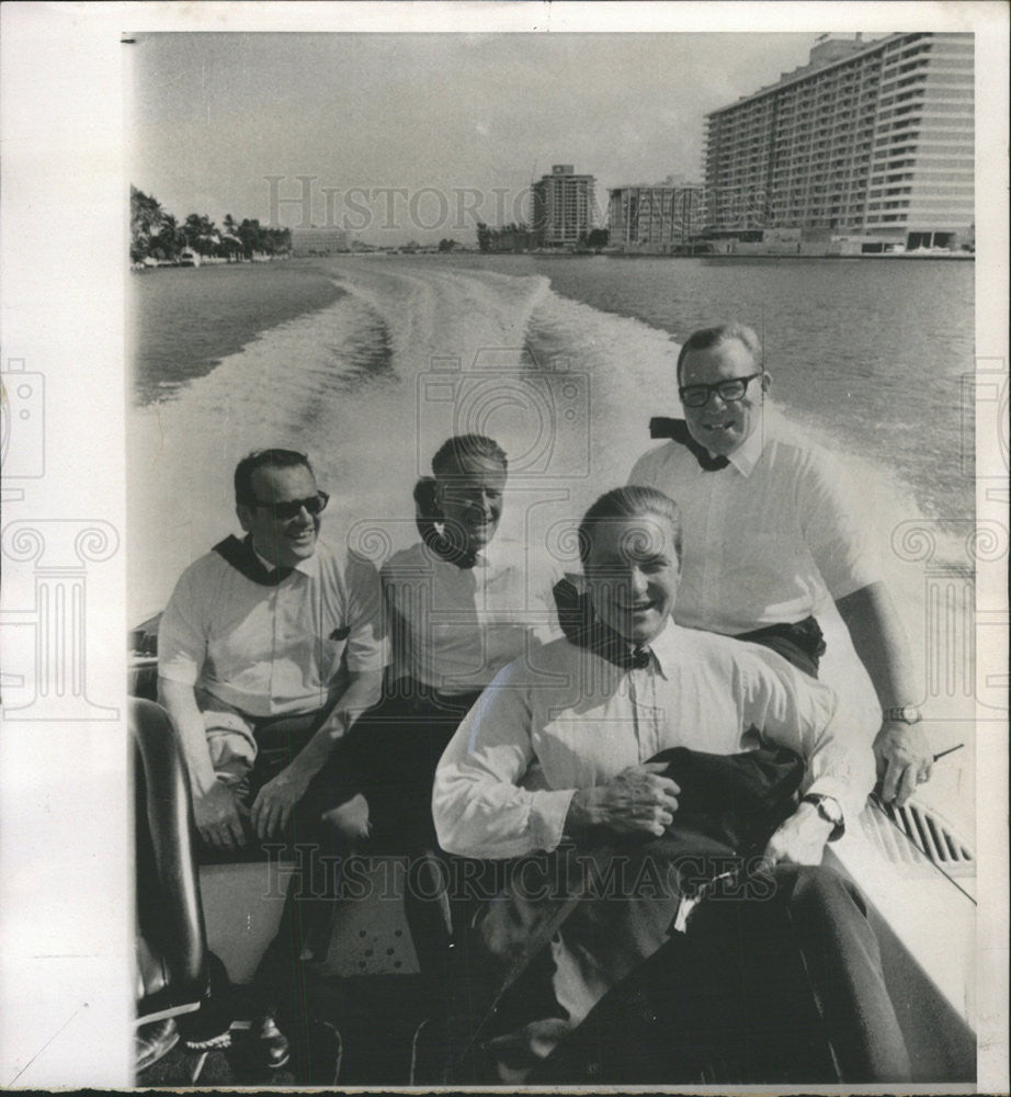 1968 Press Photo Edmund Kucharski,Robert Stuart,Charles Percy &amp; Richard Olgivie - Historic Images