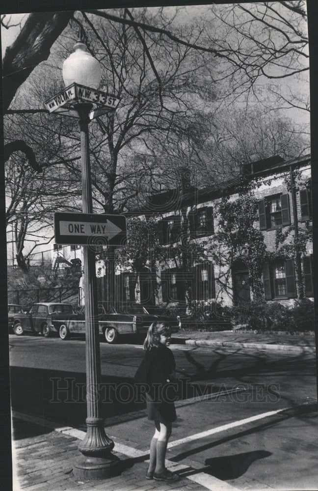 1967 Press Photo Home of Charles Percy in D.C. - Historic Images